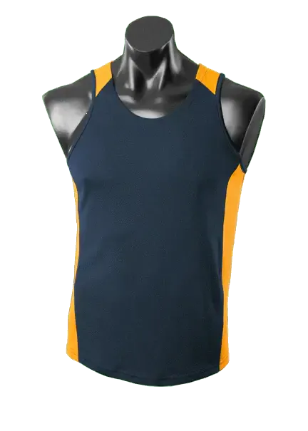 Aussie Pacific Premier Kids Singlet 3101 Casual Wear Aussie Pacific Navy/Gold 6